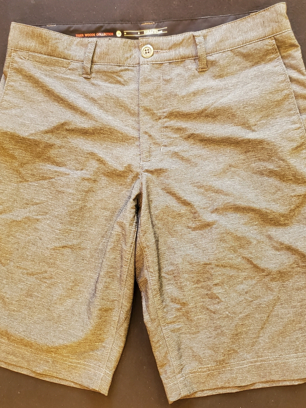 NWT Nike Tiger Woods Collection Gray Golf Shorts Size 30